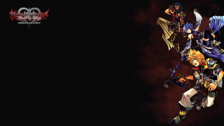 Anime characters dark wings back - their back free wallpaper