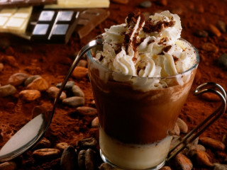 Hot chocolate whipped cream chocolate - hot chocolate free wallpaper