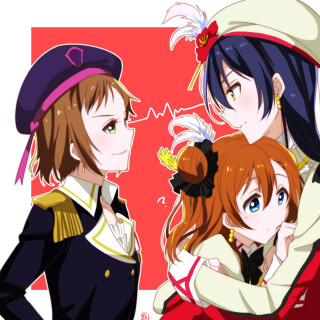 Anime couple hugging red background 2 - hint of yayoi kasuma free wallpaper for tablet