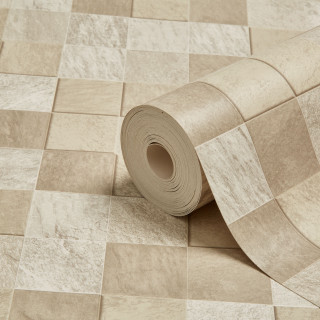 Paper roll tape tile floor - a roll of tape free wallpaper