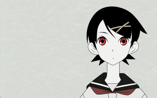 Cartoon character red eyes black 2 - purism free wallpaper for desktop