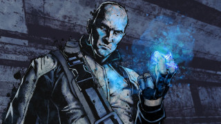 Man holding glowing ball leather - a leather jacket free wallpaper for desktop