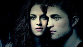 Man woman dark gothic blowing - their hair free wallpaper