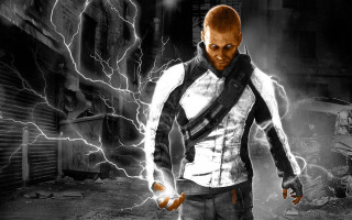 Man white jacket gun dark - a white jacket free wallpaper