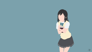 Woman skirt cellphone looking blue - her phone screen free wallpaper