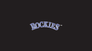 Black background rockies blue logo - dave melvin free wallpaper for desktop