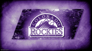 Purple black colorado rockies logo - temporary free wallpaper