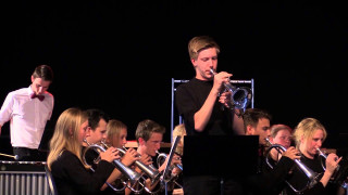 Young band musicians stage conductor - a flemish baroque free wallpaper