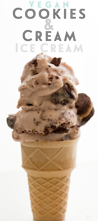 Vegan cookies and cream ice - professional free wallpaper