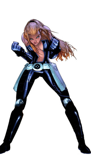 Woman black white suit sword - daphne allen free wallpaper for mobile