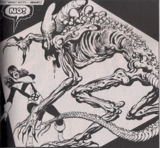 Skeleton demon attack sword demon - underground comix free wallpaper for tablet