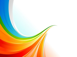 Colorful background white rainbow wave - the bottom of the image free wallpaper for desktop