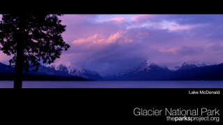 Tree lake mountains purple sky - a purple sky in the background free wallpaper for desktop