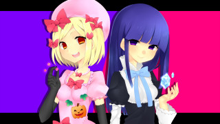 Anime girls long hair bows 12 - long hair and bows free wallpaper