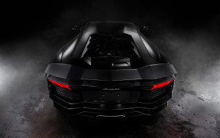 Black sports car hood up 2 - its hood free wallpaper for desktop