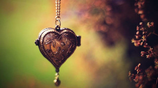 Heart shaped lock hanging flower - evert collier free wallpaper