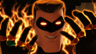 Cartoon character glowing eyes red - dan scott free wallpaper for desktop