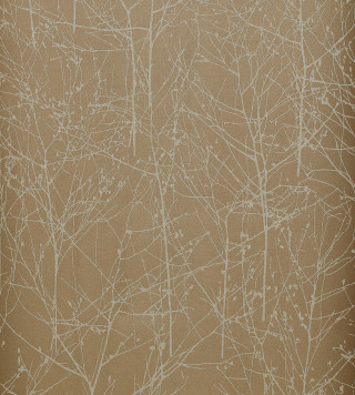 Brown background white branches pattern - chiharu shiota free wallpaper for tablet
