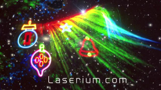 Colorful background lights stars laserium - a caption free wallpaper