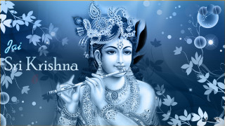 Beautiful woman flute di kishna - her hand and a name free wallpaper