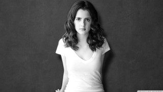 Woman white shirt leaning wall - anne ryan free wallpaper for desktop