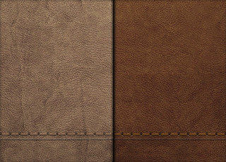 Brown leather stitched edge fishnet - dull free wallpaper