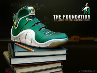 Green sneakers stack books foundation - northwest school free wallpaper