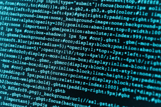 Computer screen blue text black - white letter free wallpaper for desktop