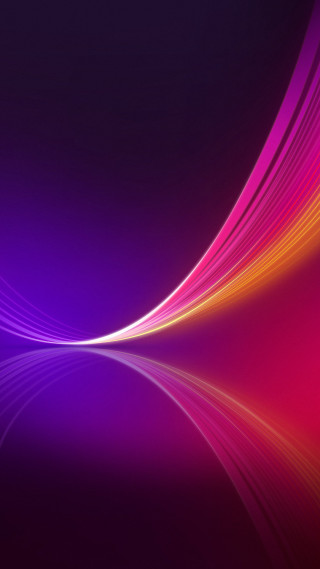 Purple pink curved red yellow - smooth free wallpaper for mobile