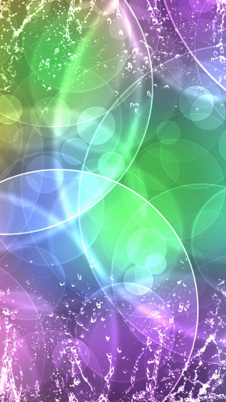 Colorful background circles bubbles blurry - a colorful background free wallpaper for mobile