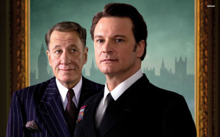 Two men suits painting castle - donald sherwood free wallpaper