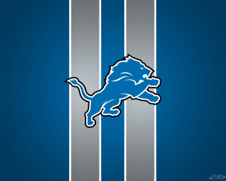 Detroit lions logo blue silver - elite free wallpaper