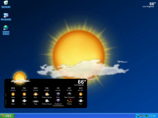 Computer screen weather station sun - elizabeth murray free wallpaper