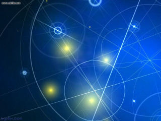 Blue background circles lines pattern - circle free wallpaper for desktop