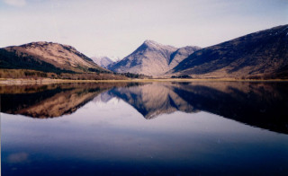 Lake mountains sky clouds trees - archibald skirving free wallpaper for desktop