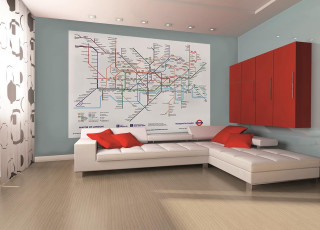 Subway map living room white - a white couch free wallpaper