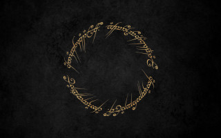 Golden ring lord words dark 2 - lord of the rings free wallpaper