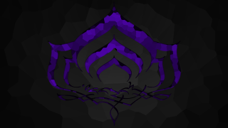 Purple flower black background stylized - digital art free wallpaper for desktop