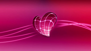 Heart pink background light wave - felipe seade free wallpaper
