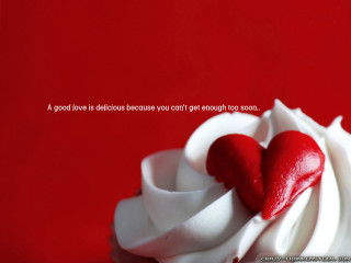 Cupcake heart red background love - a cupcake free wallpaper