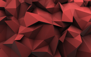 Large red shapes low ground - large group free wallpaper