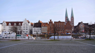 City tall buildings river clock - heidelberg school free wallpaper