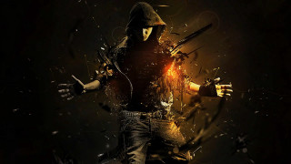 Man hoodie sword dark light - behance hd free wallpaper