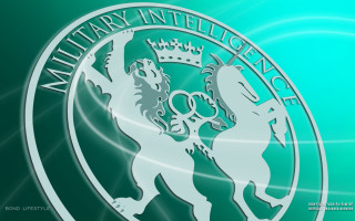 Military emblem horse crown green - a white circle free wallpaper