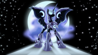 Cartoon robot full moon stars - a full moon background free wallpaper