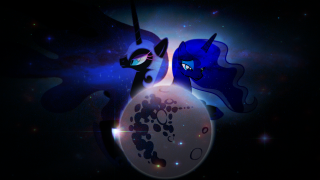 Blue white pony cartoon nose - a cartoon picture free wallpaper
