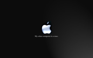 Apple logo quote on it - an apple logo free wallpaper for desktop