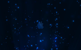 Blue apple logo dark sky - the dark sky free wallpaper for desktop