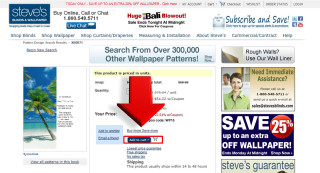 Web page red arrow palm - a web page free wallpaper