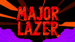 Colorful text major lazer fire - carles delclaux i free wallpaper